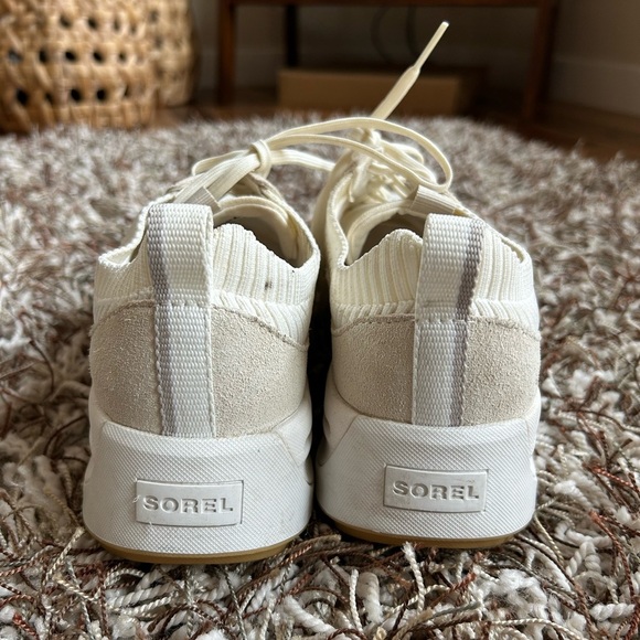 Sorel Ona 503 Lace Up Shoes Sea Salt Chalk Size 8 - Picture 6 of 9